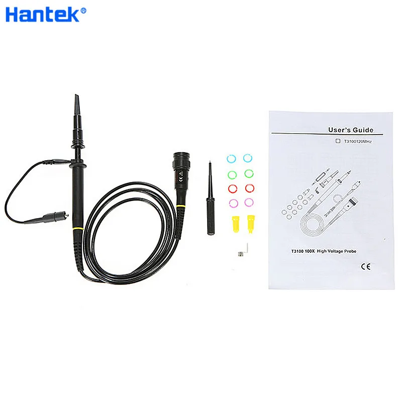 Пассивный зондовый осциллограф высокого напряжения Hantek T3100 100 датчик осциллографа на МГц X100, запчасти 1008C 6074BE 2D72 6254BE - изображение
