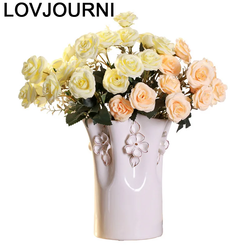 

Jarron Florero Cam Vazo For Para Jardim Vaas Ceramic Accessories Modern Teraryum Decoration Home Vaso De Flor Flower Vase