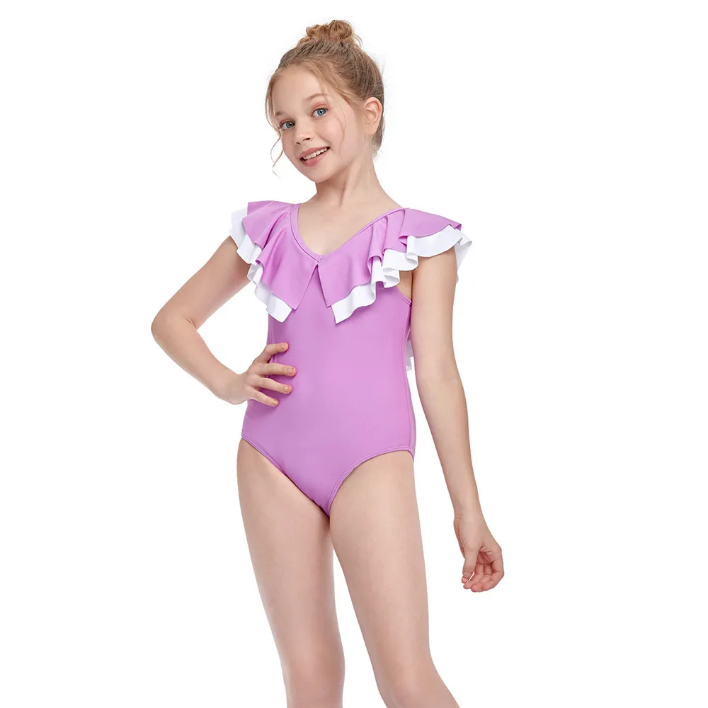 

Cute Girls Swimsuit One Piece 2~12 Year Bathing Suit For Children Swimming Suit Bodysuit Kids Swimsuits