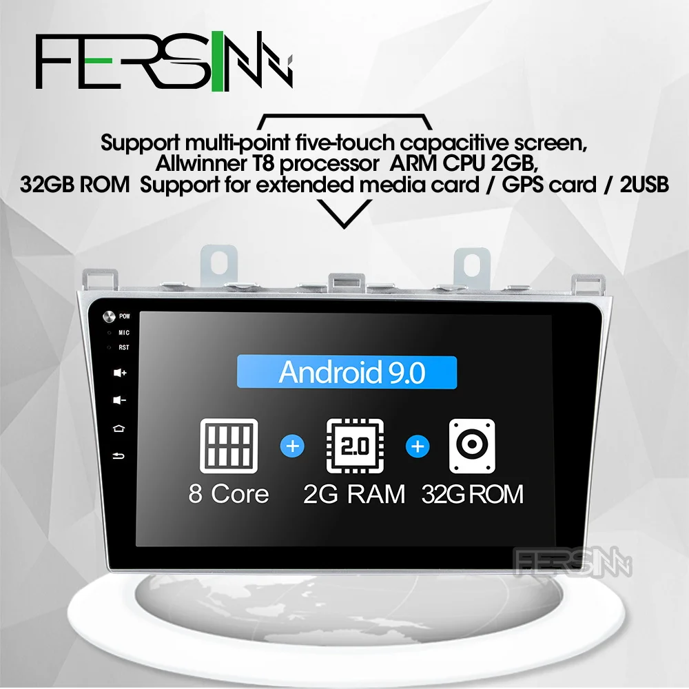 Fersinny android 9 0 автомобильный dvd для Mazda 6 2008 2009 2010 2011 2012 2013 2014 радио аудио GPS