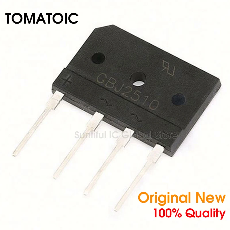 1 шт. GBJ1510 GBJ2510 GBJ3510 KBJ3510 застежка молния 25A 1000 В диодный мост выпрямитель