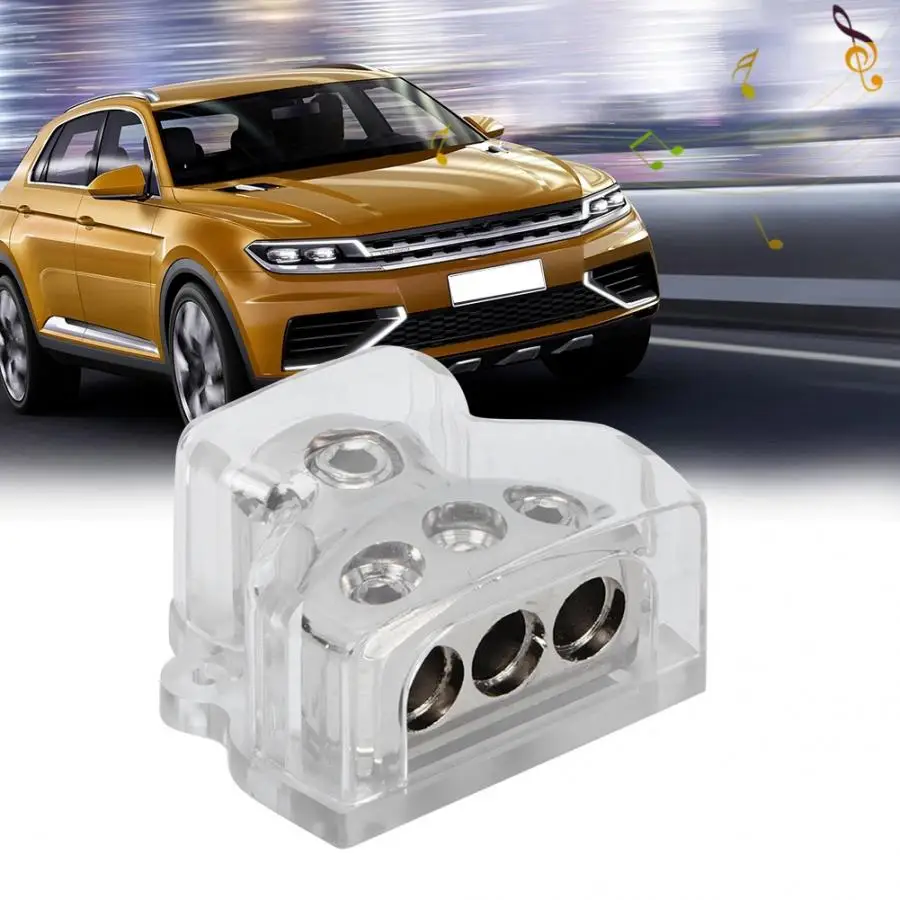 Адаптер предохранителя никелированный силовой распределительный блок