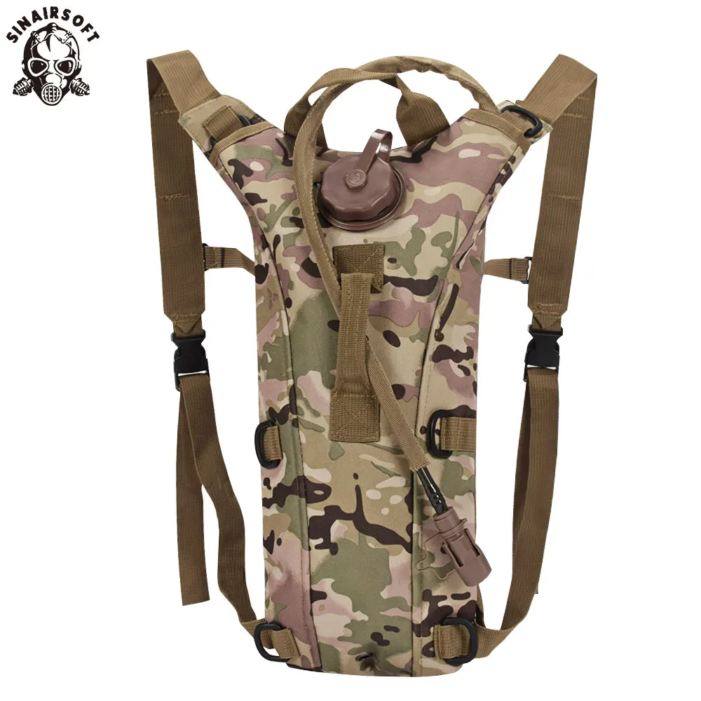 MC SINAIRSOFT 3L Тактический гидратационный Рюкзак Molle военный походный нейлоновый верблюжий водный мочевой пузырь сумка LY0030 - Цвет: MC