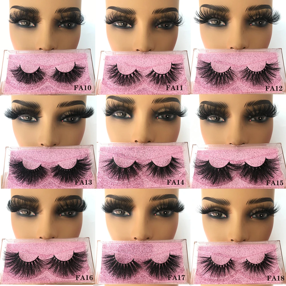 Fluffy Full Strip Eyelash Extension Bulk Resuable Mink Eyelashes Wholesale Messy 25mm Fake Premium False Lash Sleek Chic | Красота и