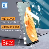 1 3pcs full cover tempered glass for oppo a91 a5 a7 a7x a9 a3 a72 a94 a53 a33 screen protector oppo reno 5 lite protective glass