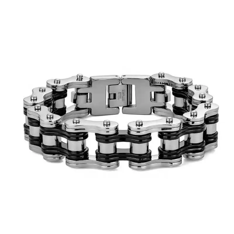 Магнитный браслет из нержавеющей стали браслеты мотоцикл велосипед цепь мужские