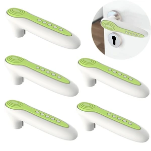 5 pcs door handle glove door handle protector guard anti static crash proof food grade silicone safety equipment green free global shipping