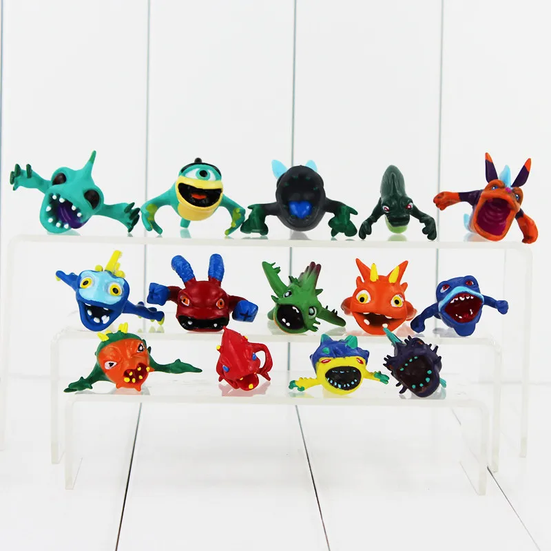 24 шт./компл. милые Мультяшные фигурки из ПВХ Slugterra детские игрушки|pvc action figure|figure