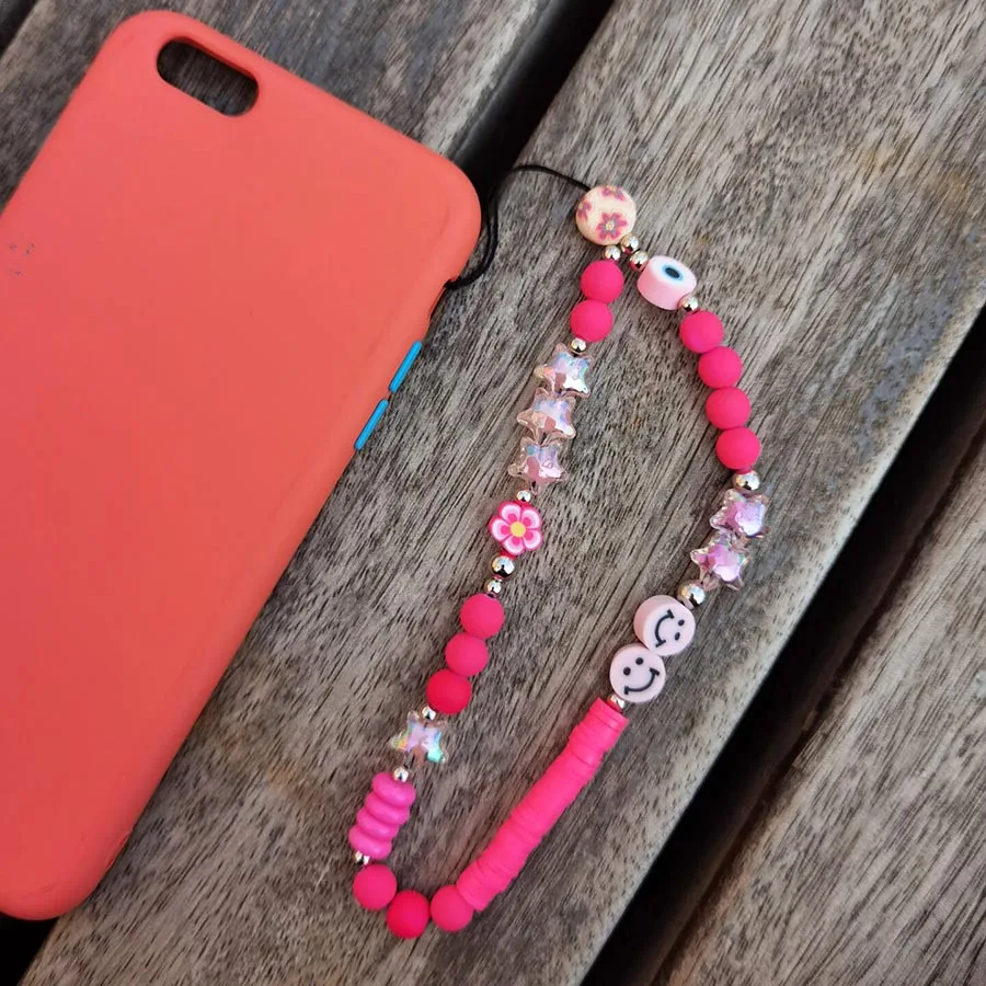 New Design String Mobile Chain Multi Color For Girls Phone Choker Necklace Strap Lanyard for Keys  Lady Gift