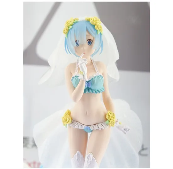 Новые горячие 22 см пикантные жизнь в другой мир от нуля Rem свадебное платье