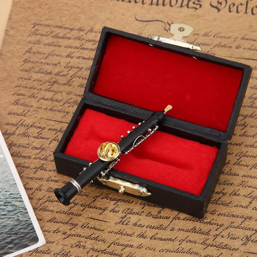 Мини-булавка в форме Oboe брошь с музыкальным инструментом украшение одежды