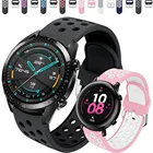 Для Huawei Watch GT 2 46 мм 42 мм gt2e ремешок для galaxy watch Active 2 40 мм 44 мм Galaxy 46 мм Gear S3 ремешок для часов силиконовый браслет