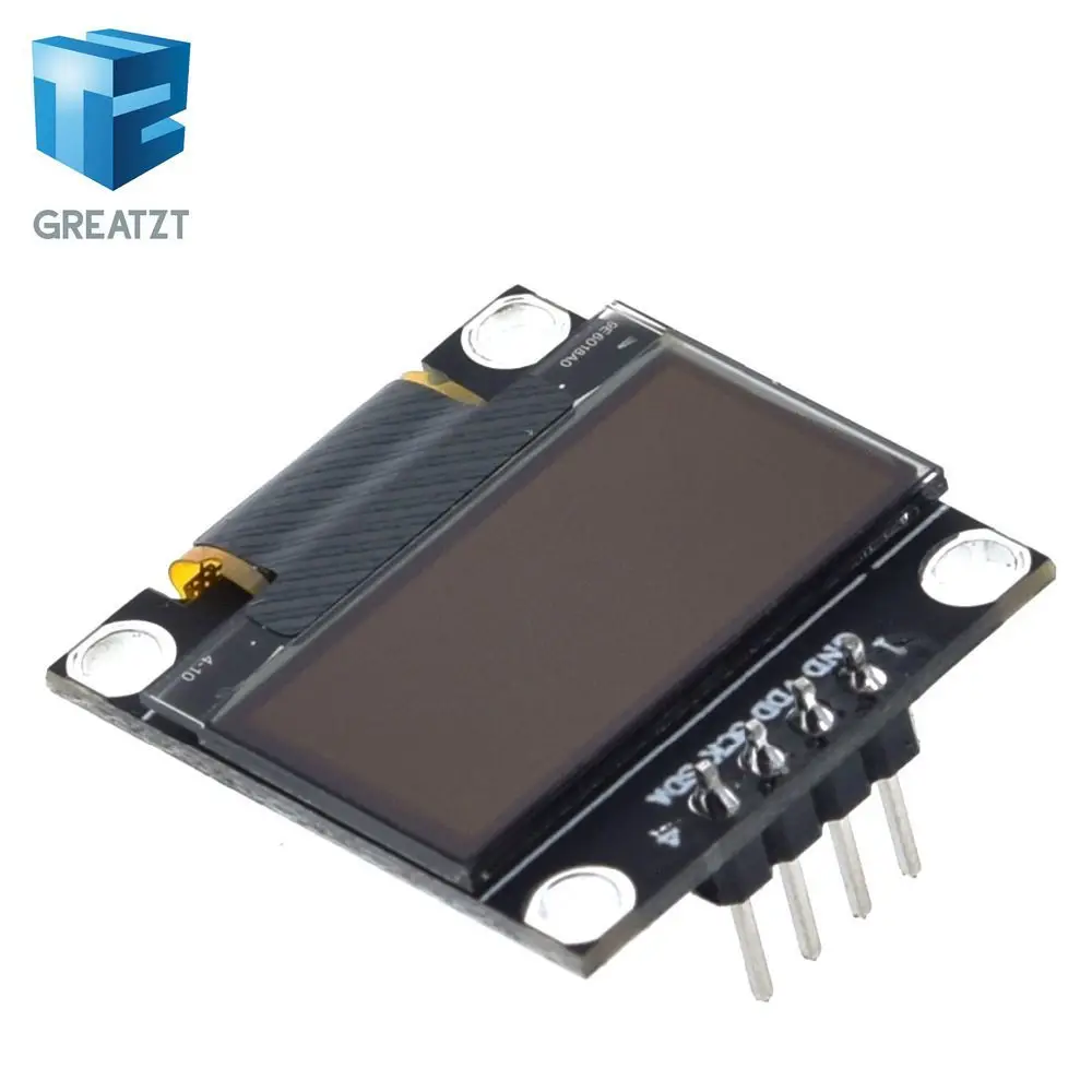0,96 дюймов IIC Серийный желтый синий OLED дисплей модуль 128X64 IEC SSD1306 12864 плата с ЖК-экраном GND VCC SCL SDA 0,9" для Arduino