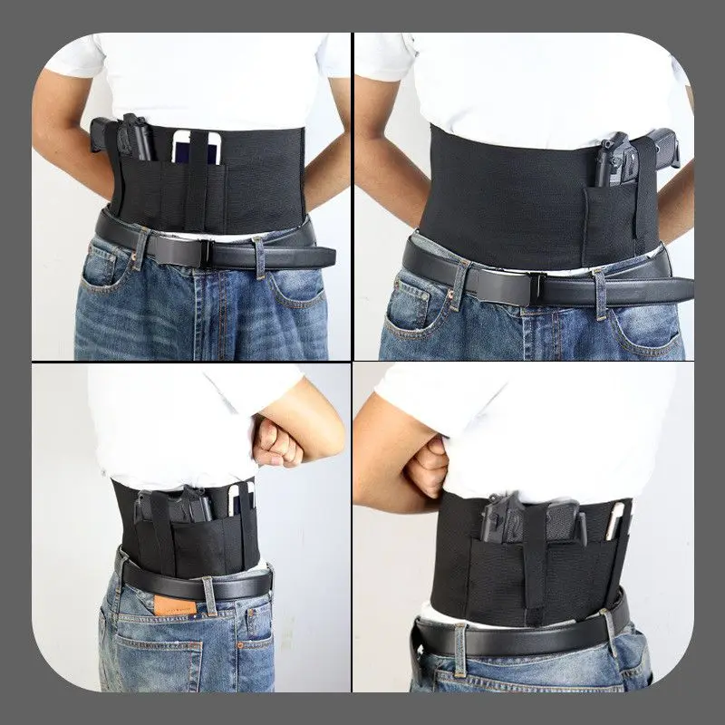 

Belly Band Holster Waistband Breathable Right hand for Concealed Carry Elastic