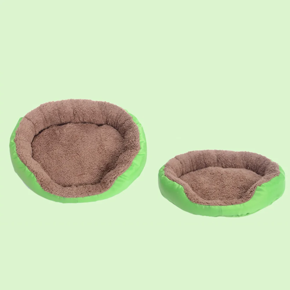 

Dog Cat Bed Cushion Cosy Pet House Mat Pet Supplies Size (Green)