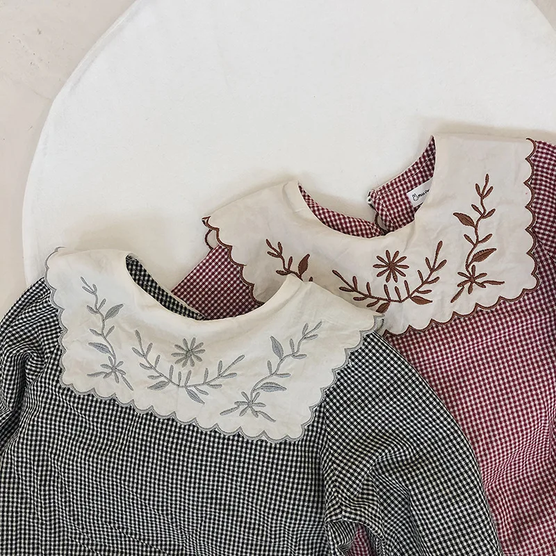 Новые весенние блузки для маленьких девочек 2020 в Корейском стиле с цветочной