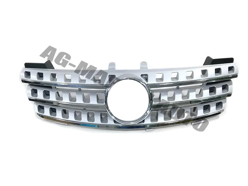 

OEM Abs Glossy black silver gray front bumper grille car racing grills for Mercedes Benz ML class W164