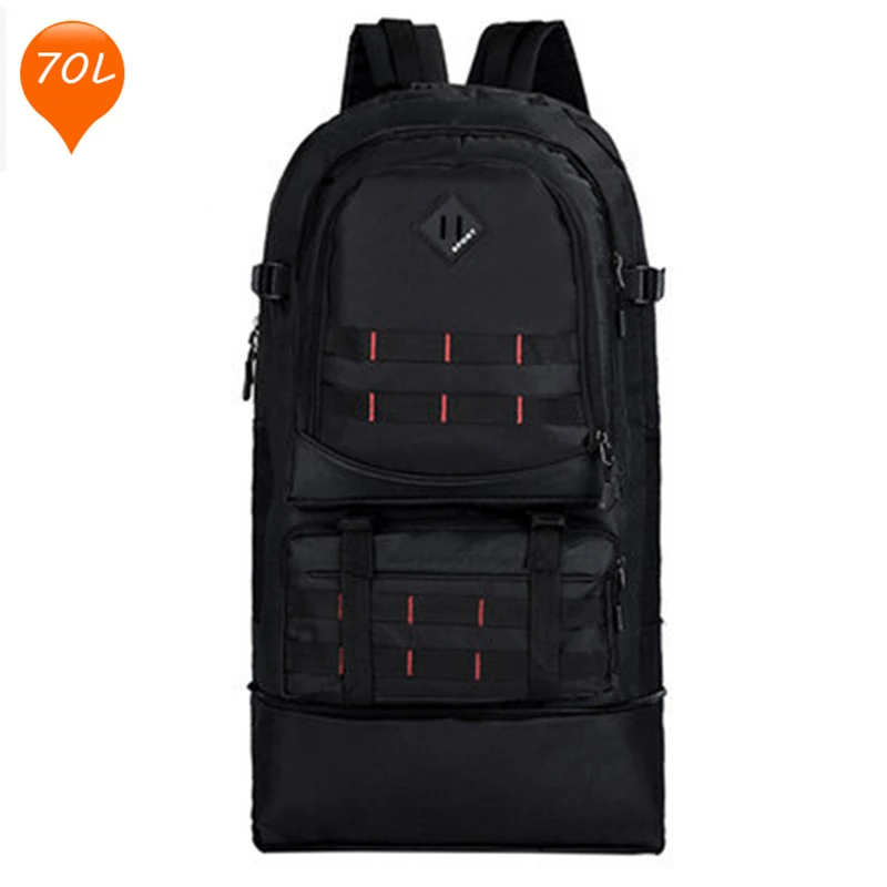 70L Большой Вместительный тактический рюкзак для активного отдыха альпинизма