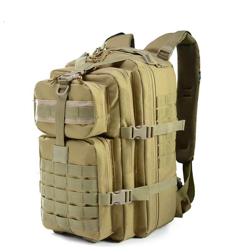 

Мужской армейский тактический рюкзак большой вместимости 40 л 3P, уличный Водонепроницаемый ранец с мягкой спинкой для походов, кемпинга, охо...