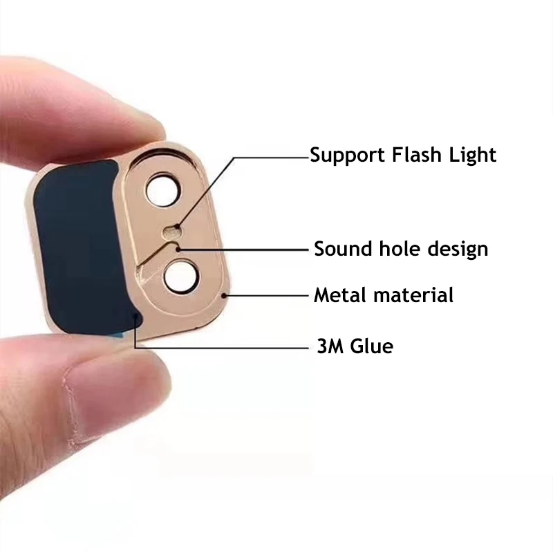 Для iPhone X XS MAX секундная замена на 11Pro 11 PRO поддержка вспышки 3D задняя
