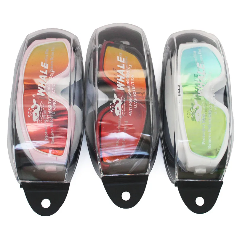 Очки для плавания мужчин и женщин удобные силиконовые водонепроницаемые