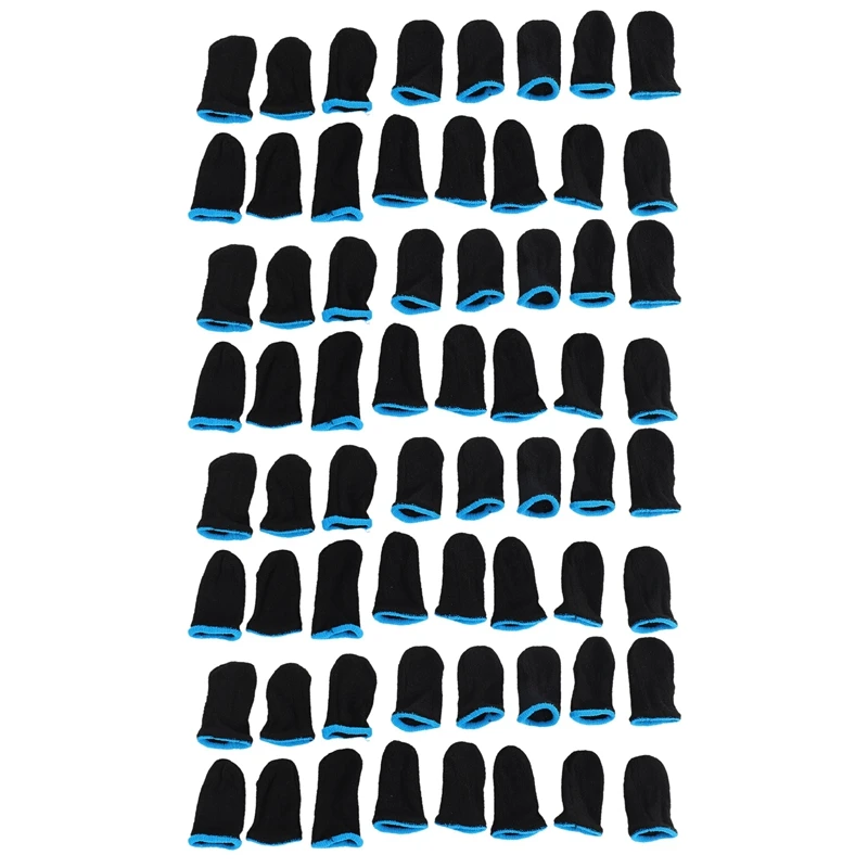 

18-Pin Carbon Fiber Finger Sleeves For PUBG Mobile Games Press Screen Finger Sleeves(64 Pcs)