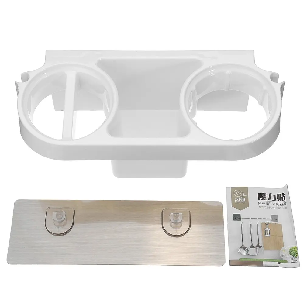 

Hair Dryer Rack Comb Holder Bathroom Storage Organizer Self-adhesive Wall Mounted Stand For Shampoo Straightener