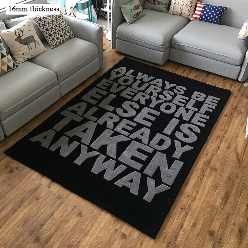 Большой высококачественный акриловый ковер современные alfombras ковры ручной