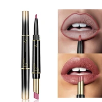 semi dumb and moisturizing double head fashion lipstick 16 colors easy to wear easy to wear water resistant makeup beauty