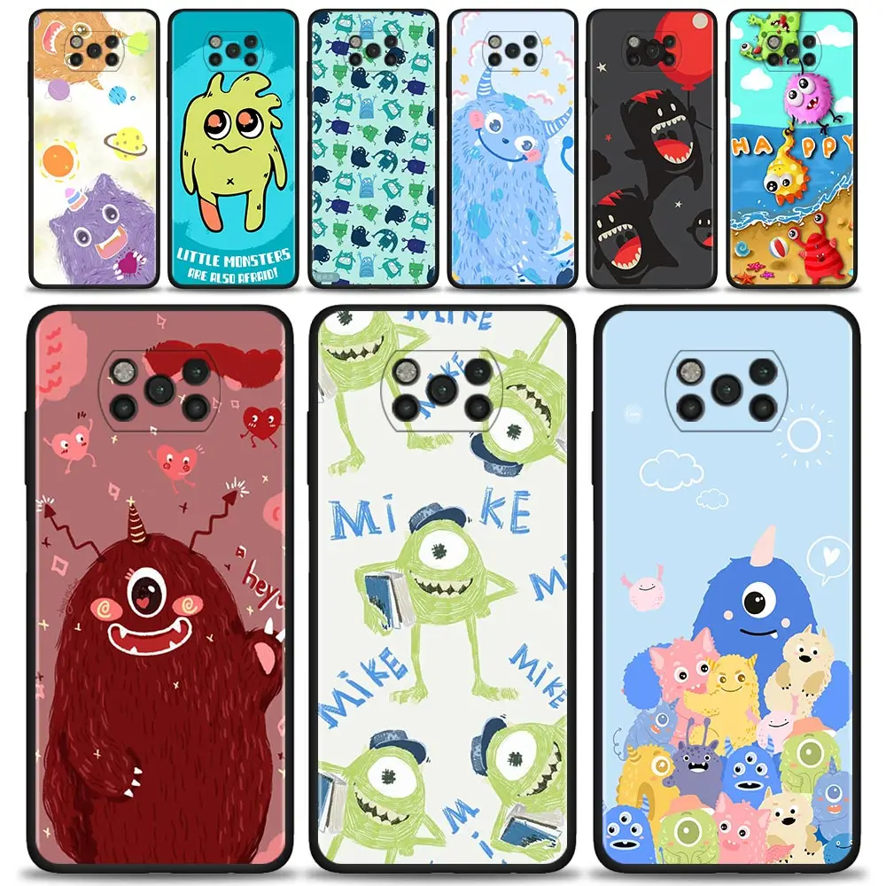 

Best Phone Case For Xiaomi Poco X3 NFC F3 GT Civi M3 Note 10 11 Lite 9T 10T 11T Pro Pocophone F1 Capa My-Little Monster