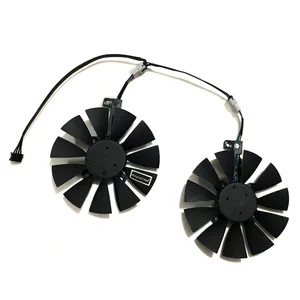 Кулер VGA gpu GTX 10701060 для видеокарты asus dual GTX1060 GTX1070, 2 шт.