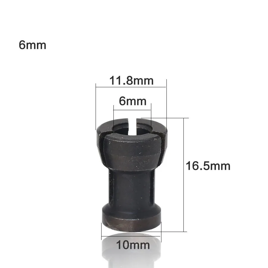 3pcs/lot High Precision Adapter collet shank router tool Adapters holder 6mm/6.35mm/8mm | Инструменты