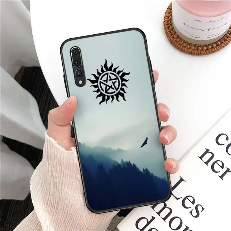 Супернатуральный черный чехол Babaite для телефона Huawei Mate 30 Pro P20 P30 P40 pro lite Y7 Y6 2019 Honor 8X