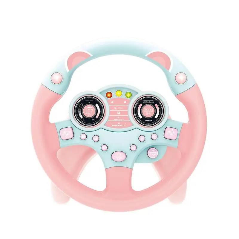 

Children Interactive Steering Wheel Toy Baby Car With Sound Co Simulation For Baby Electronic Music Toy Musical Instrument