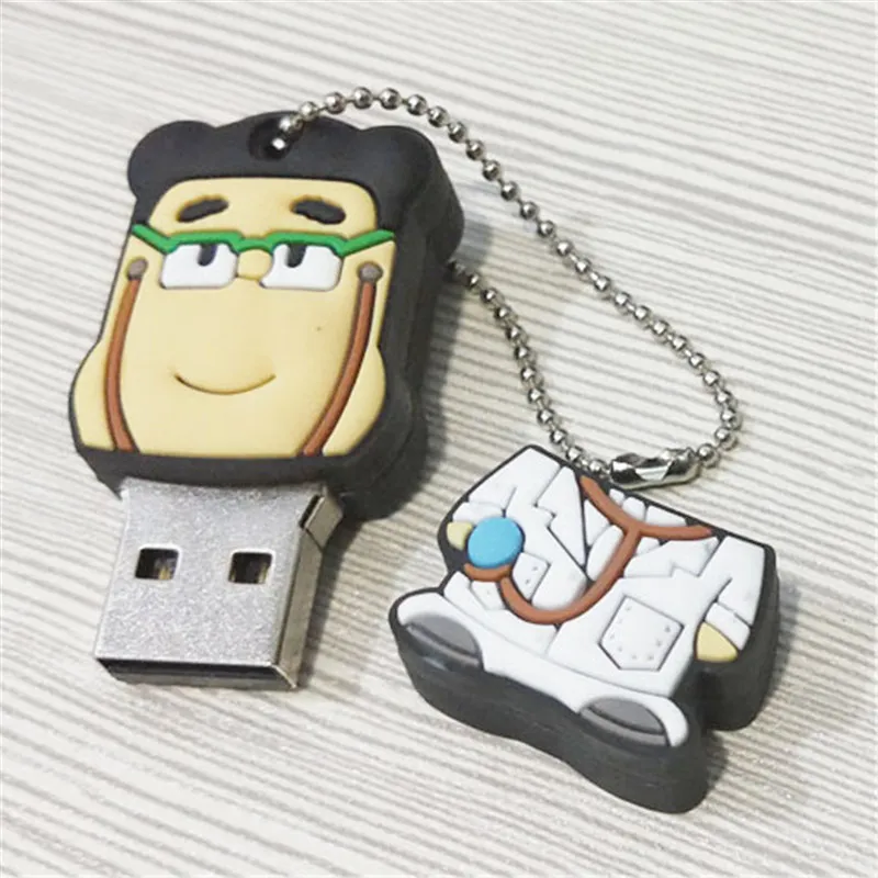 Мультяшная карта памяти доктора флешка милый usb флеш накопитель 4 ГБ 8 16 32 64 128 U