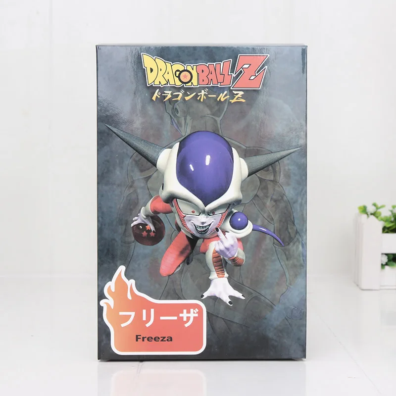 new freeza in box 11 см аниме Dragon Ball Fighter Z Majin Buu Cell ПВХ фигурка игрушки модель малыш Buu Freeza frieza Fina из - Цвет: new freeza in box