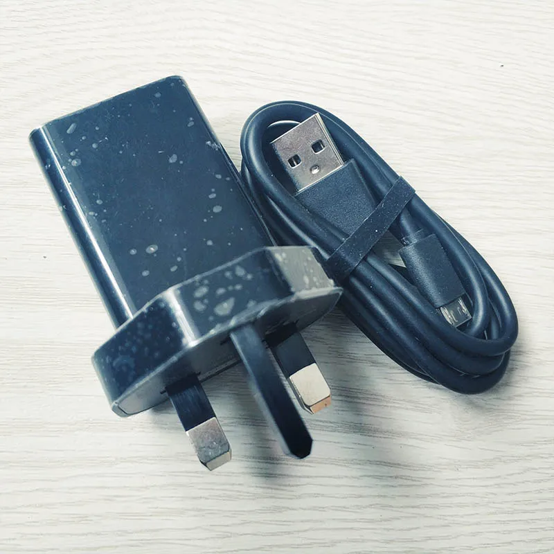 UK Charger And Cable XIAOMI зарядное устройство EU/US/UK штекер 5V2A Xiaomi Redmi 6 pro 5 5Plus зарядное устройство Micro USB кабель для Xiaomi Redmi 7A 4X 5A Note 4X4 4A 5 5A - Цвет: UK Charger And Cable