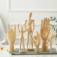 fine wooden movable joint wooden ornaments hand model hand puppet hand puppet wood joints person