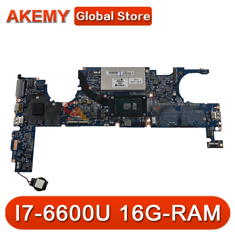 

DA0Y0FMBAJ1 DA0Y0FMBAJ0 DAY0FAMBAC1 для HP 1040 G3 материнская плата портативного компьютера с i7-6600U 16G-RAM 844414-001 844415-601 100% Тесты работы