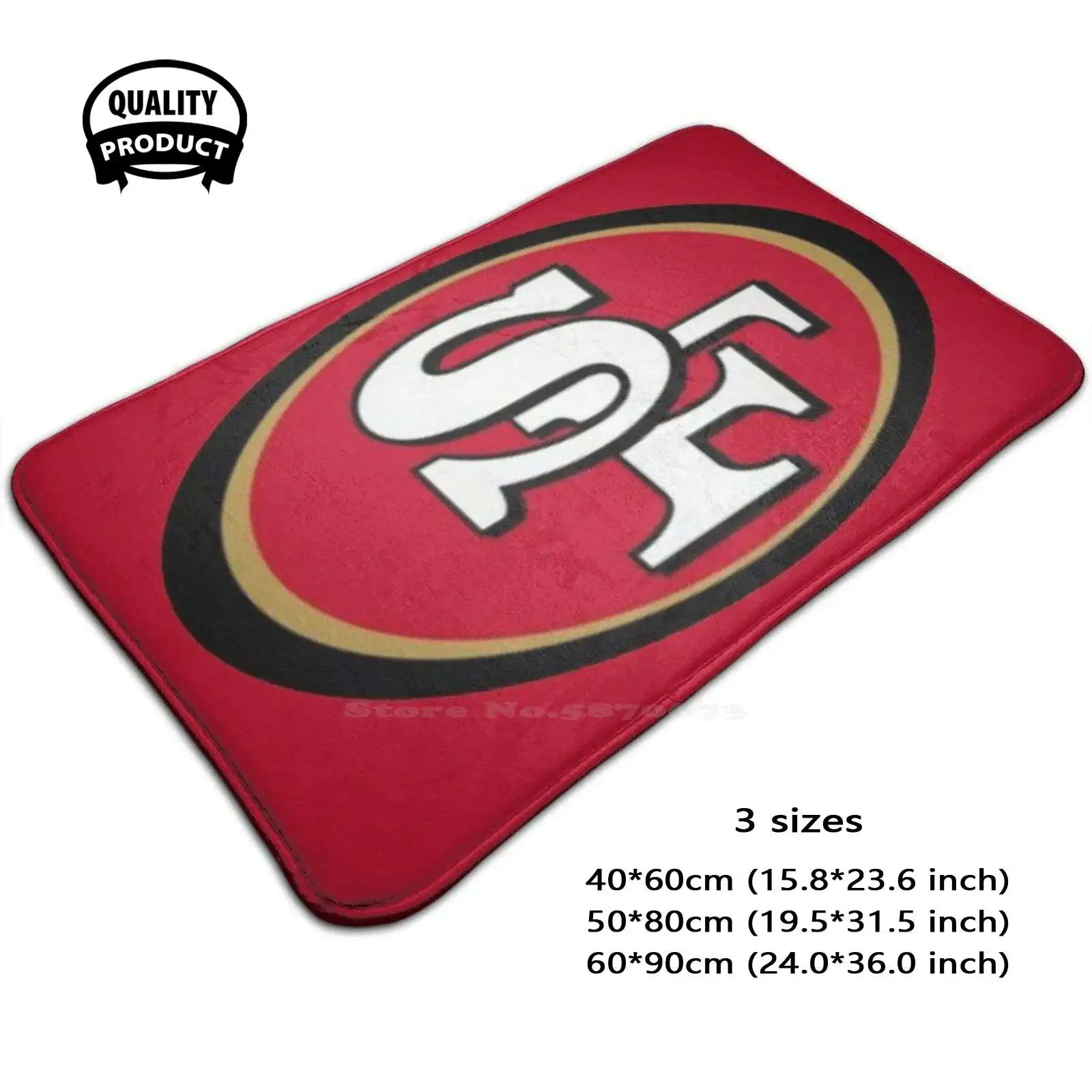 

San Fran 49 3D Household Goods Mat Rug Carpet Foot Pad San Fran 49 Football San Fran 49 Team Club