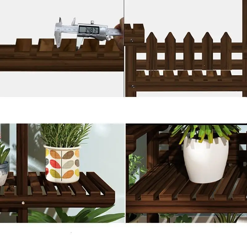 

Rak Bunga Wooden Shelves For Ladder Stojaki Na Kwiaty Scaffale Porta Piante Rack Outdoor Stand Balcony Flower Plant Shelf