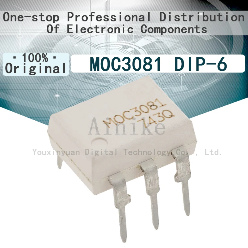 10 шт. новый оригинальный MOC3081 MOC3081M DIP-6 оптрон Трехконтактный двунаправленный