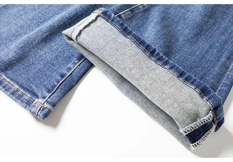 

New products in autumn and winter Trendy Brand luxury design Casual Versatile High waisted jeans Show thin bell-bottoms