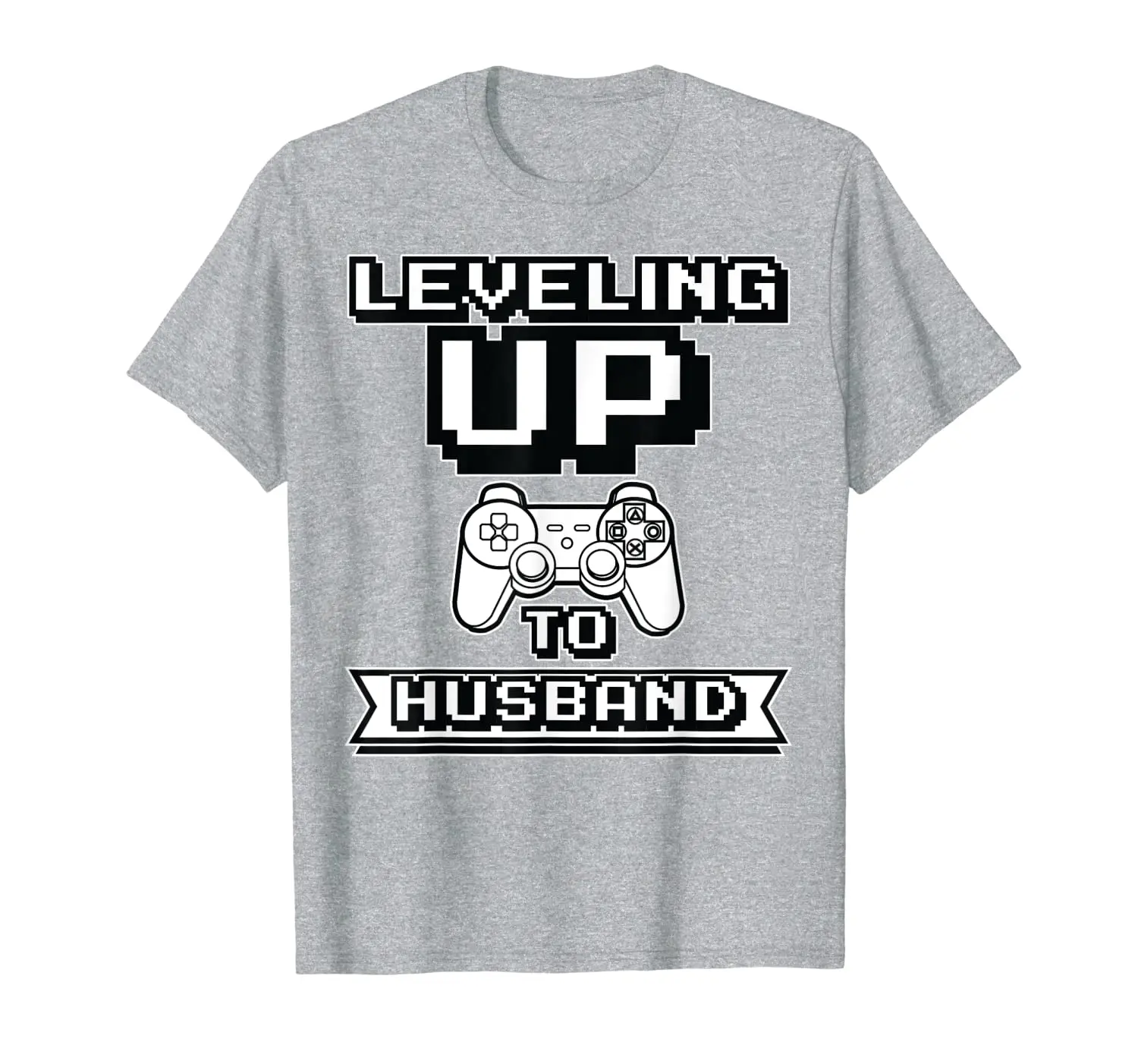 

Leveling Up to Husband | Cute Gamer Spouse Funny Husb Gift T-Shirt