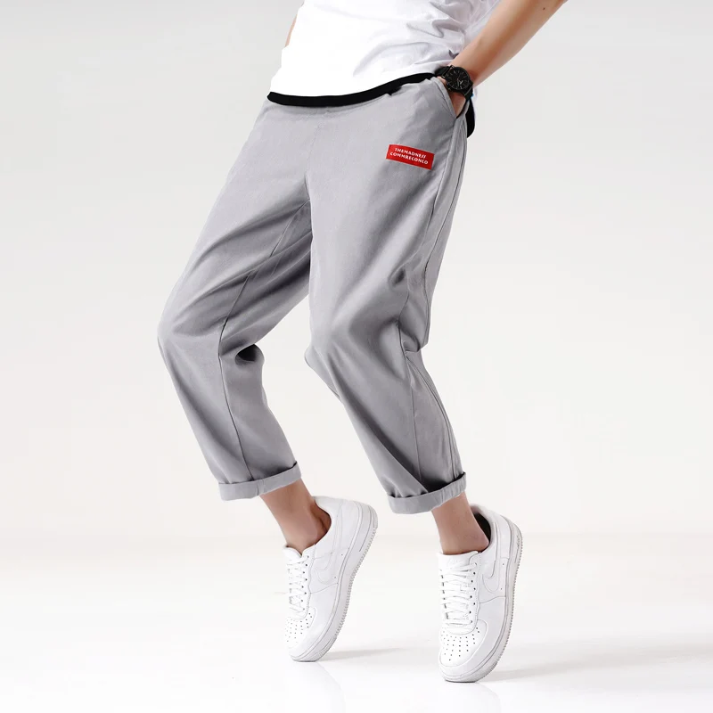 

Hot Sale Spring Male Casual Harem Pants Wholesale Elastic Waist Comfortable Oem Service trousers for men