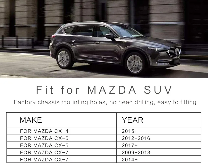 Горячие подножка Бег доска nerf бар для MAZDA CX-4 CX-5 CX-7 CX-8 IATF16949 качество сделано в Китае, внедорожник, speciali