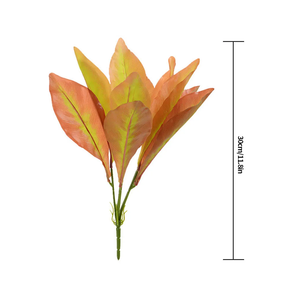 Искусственный растительный орнамент в виде листьев для дома и офиса