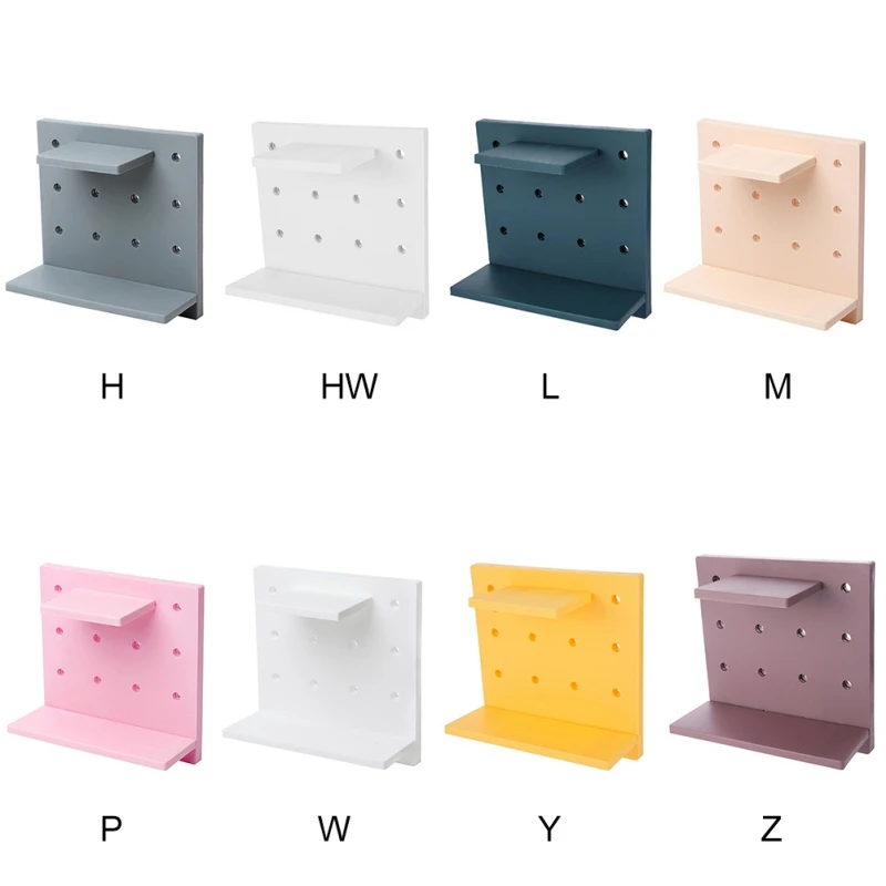 Бытовой съемный и собранный стеллаж для хранения отверстий настенный без кухни