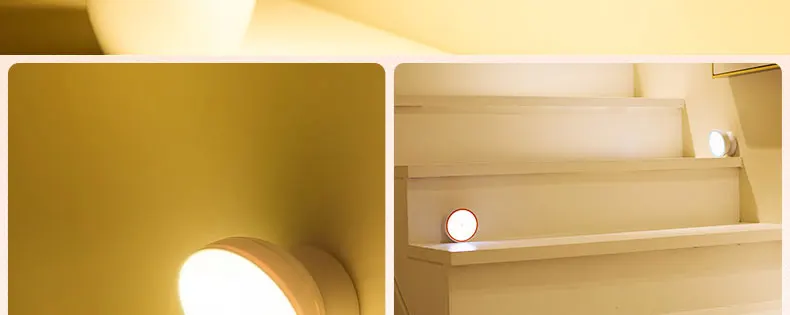 Onefire Night Light Туалет / WC светодиодные датчики движения Лампа с датчиком движения с батарейным питанием Переключатель освещения шкафа / шкафа