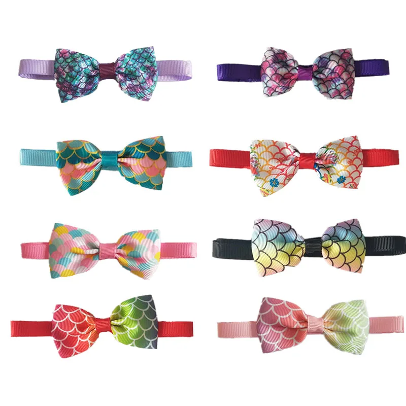 

50pcs Pet Products Pet Dog Ties Adjustable Small Dog Bow Tie Cat Neckties Dog Grooming Supplies